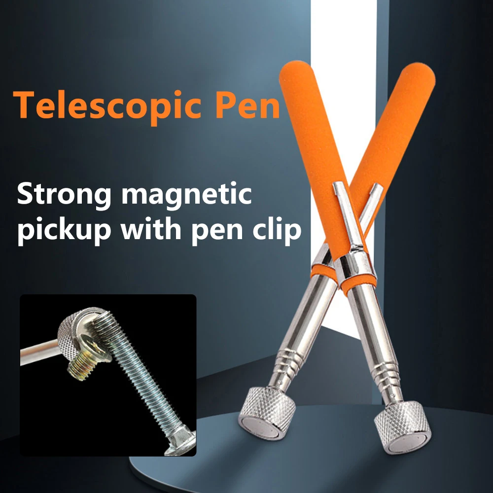 8/10LB Magnetic pickup TOOL telescopic adjustable pick-up TOOL Grip extendable MAGNET Stick Handy TOOL for picking UP NUT Bolt