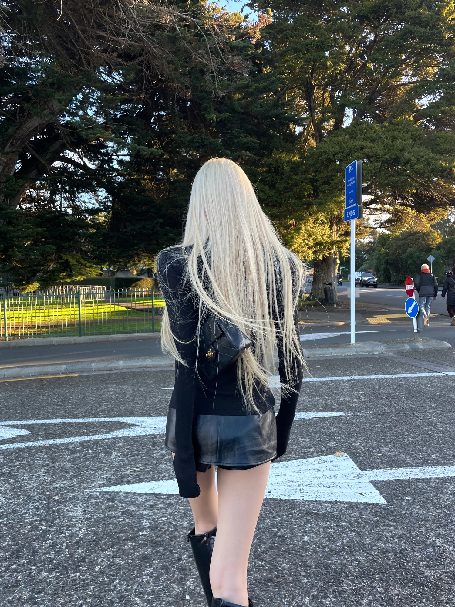 Black Punk Code Decomposition Glossy Leather Skirt Low Waist Design Sensual Girl  Skirt Pants Shiny Sequin Women's Skirt