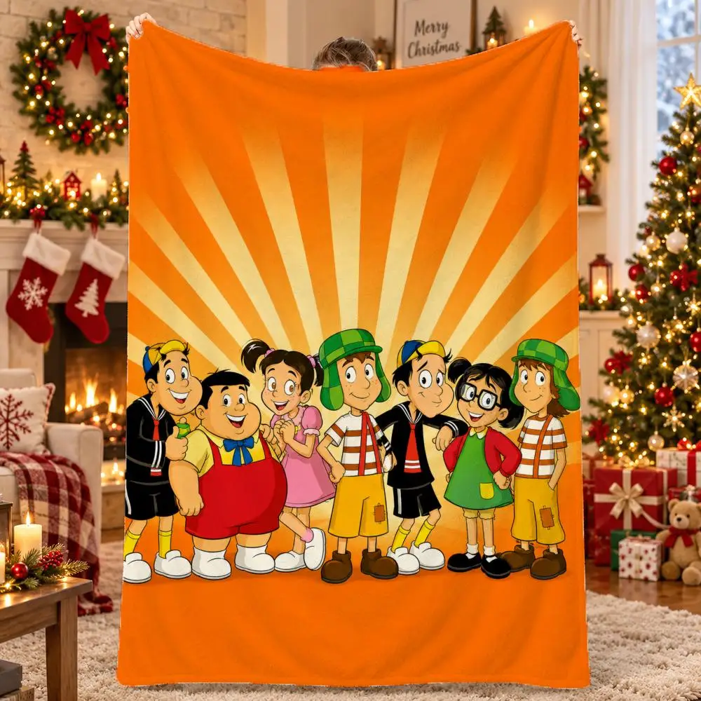 TV Series El Chavo del Ocho Throw Flannel Pet Blanket Cover Warm Soft Multifunctional Throw Universal  Bedsqread Holiday Gifts