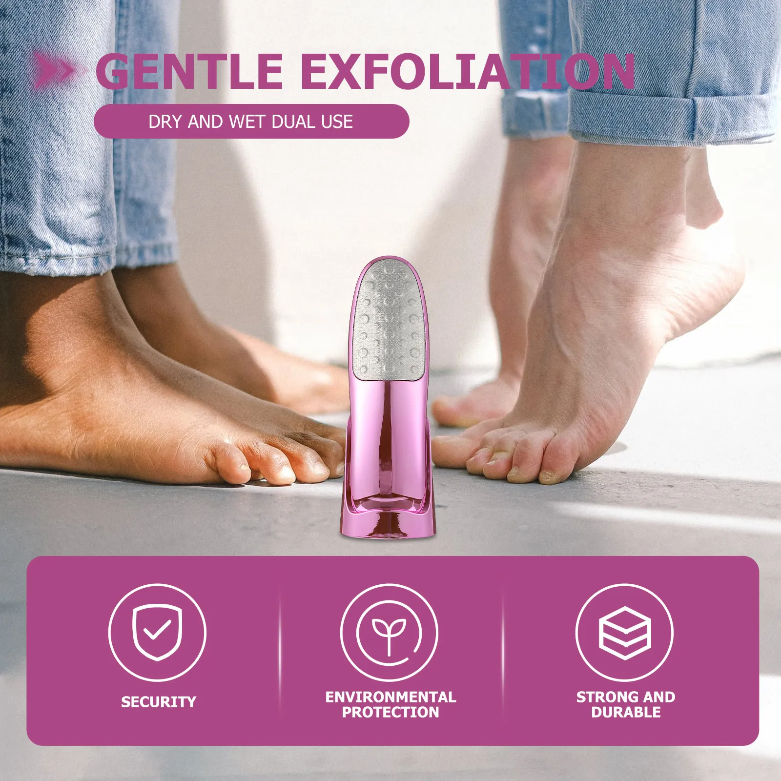 

Double-Sided Foot File Pedicure Tool Callus Remover Dead Skin Exfoliator Foot Rasp Hard Skin Remover Pedicure Tool