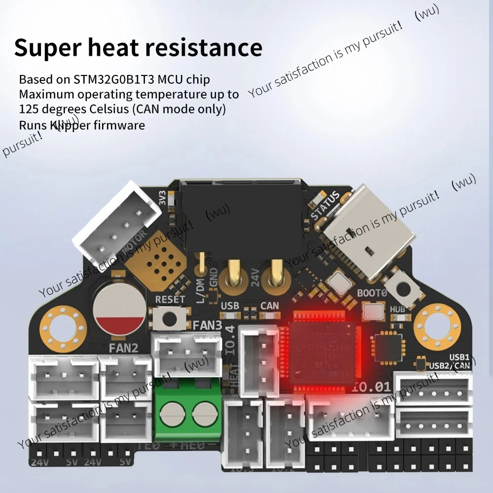 

H36 v1.3 Combo Heat Resistance Up to 125 ℃ Klipper Canbus Tool Board NEMA14/36mm Compatible for Onboard Motor TMC2209