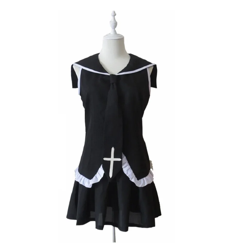 Unisex Anime Cos Evangeline A.K. McDowell Cosplay Costumes Mahou Sensei Negima Uniform Custom Size