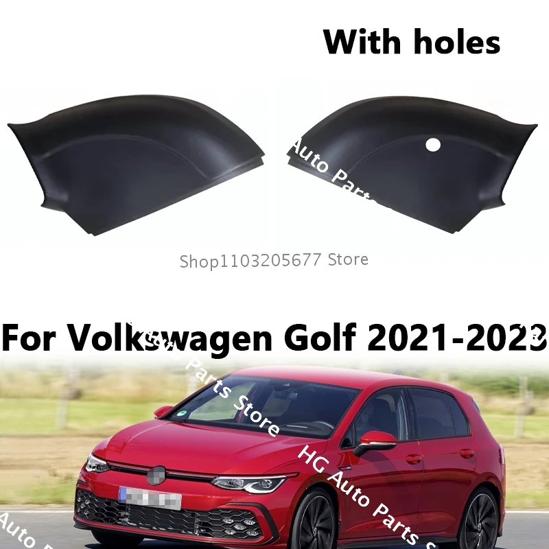 

Автомобильные аксессуары для VW Golf MK8 VIII 8 GTI Rline, нижняя крышка наружного зеркала заднего вида с отверстиями слева и справа