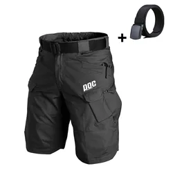 Lairschdan Poc Mens Cycling Shorts Biker Mtb Mens Shorts Cycling Clothing Belt Padded Shorts Windproof Motocross Running Shorts