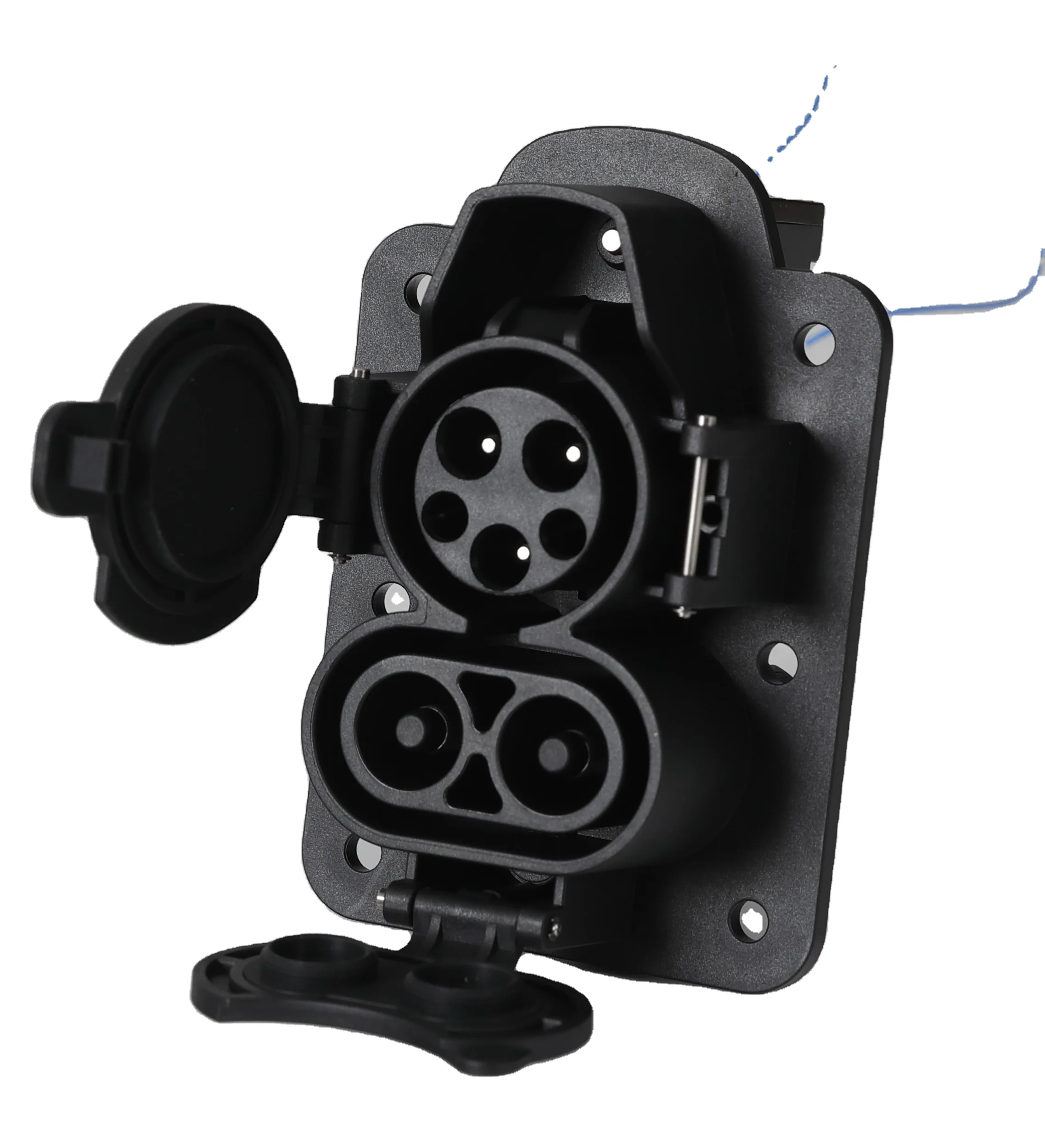 

CCS charging socket/DC CCS1 inlet Combo1 80A/150A/200A connector with automatic cover