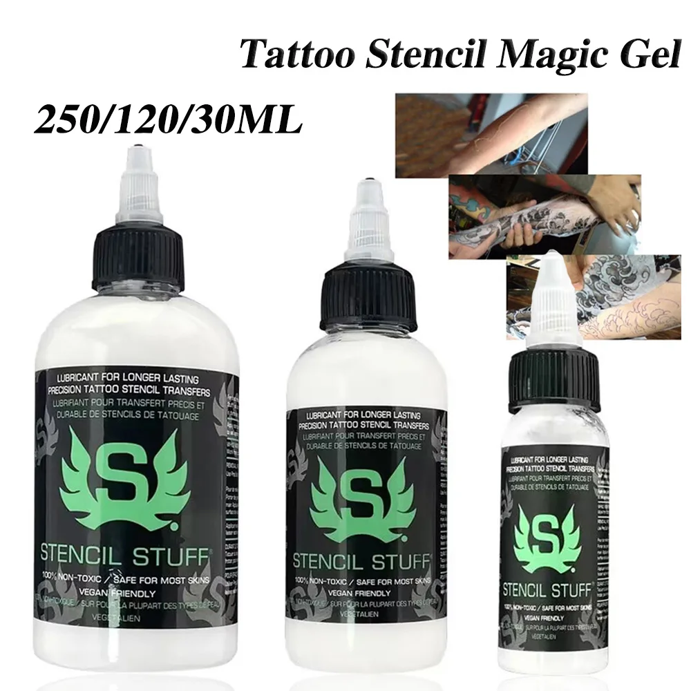 250/120/30ML Tattoo Stencil Magic Gel Professional Tattoo Thermal Copier Gel Transfer Stuff Solution Cream Tattoo Accessories