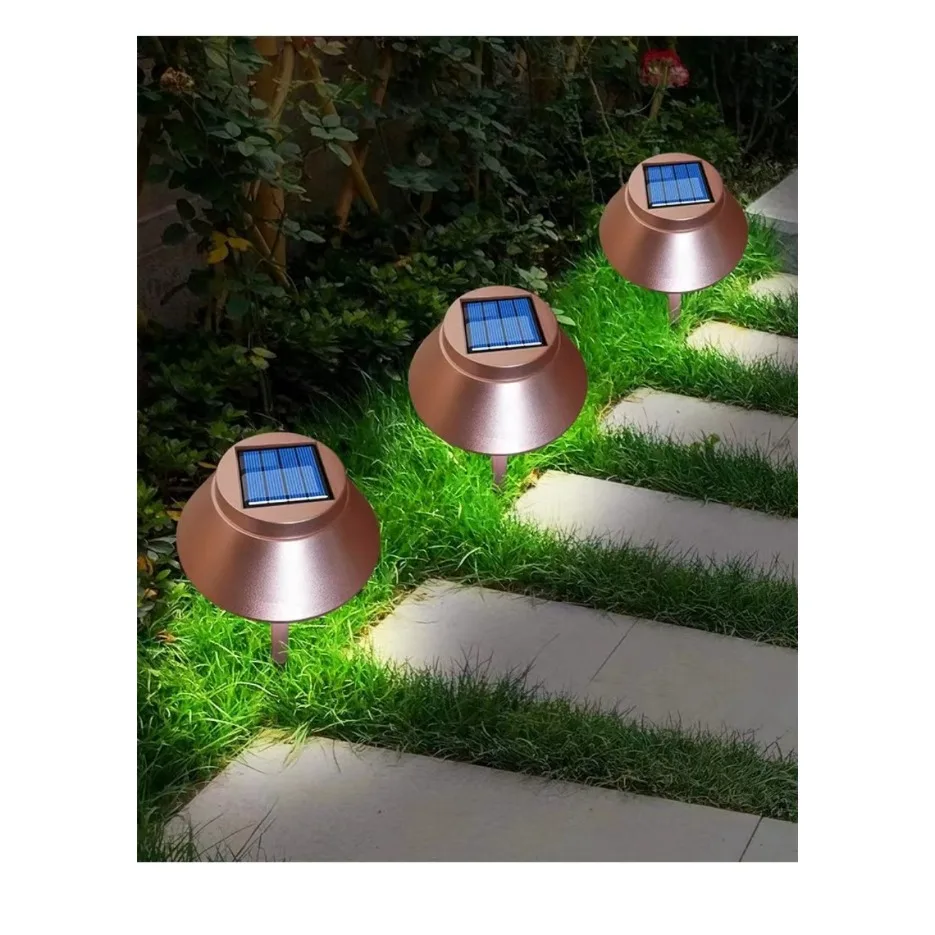 WaterproofSolarGardenLight OutdoorSunny Led Passage Light For Garden LawnGardenWalkwayLandscapeDecorationLowVoltage Bright Light