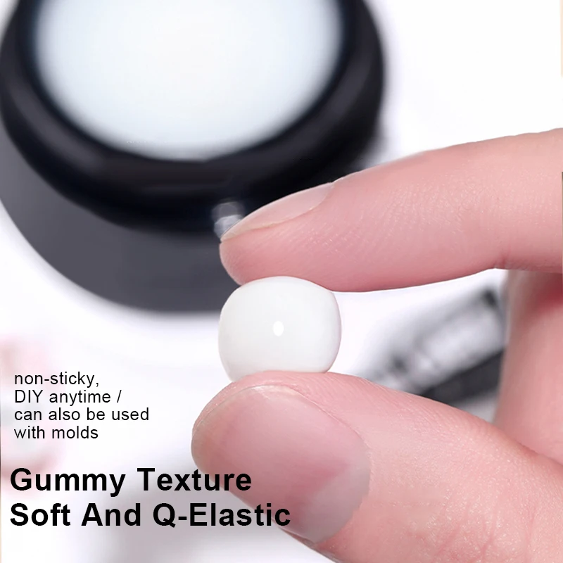 BORN PRETTY 15ml blanc laiteux 3D sculpture antiadhésive Extension de main Gel vernis à ongles clair fleur sculpture façonnage moule conception