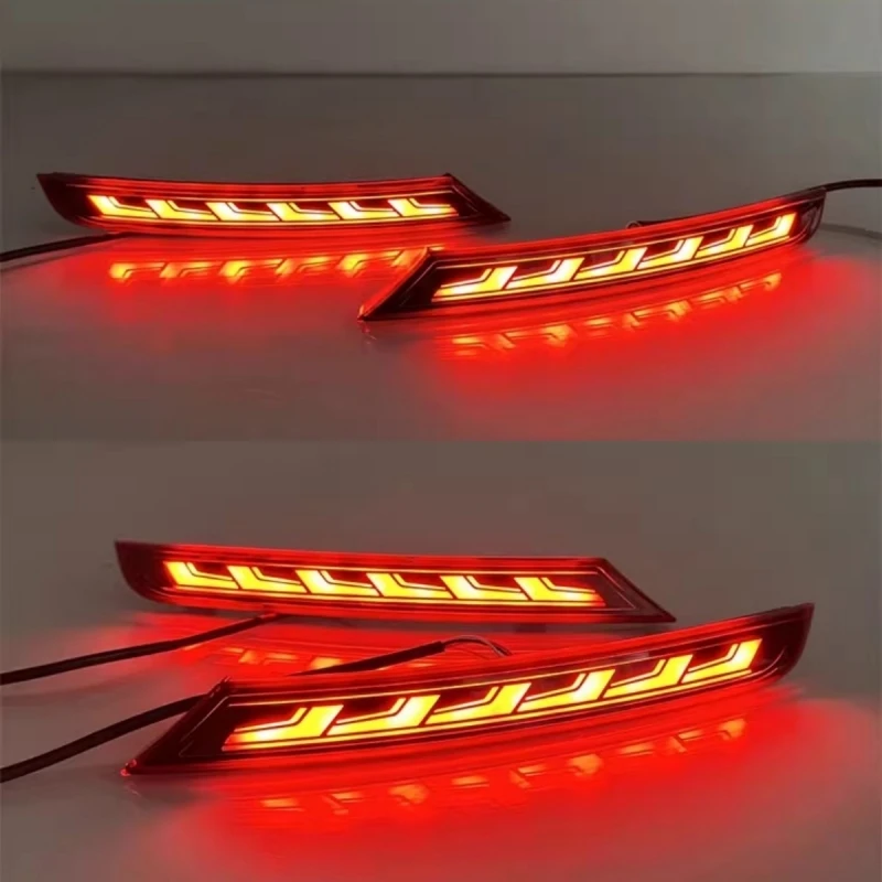 LED Rear Bumper Light for Volkswagen vw Passat 19 20 21 22 23 24 Modified New Style Turn Signal Brake Warning Lamp
