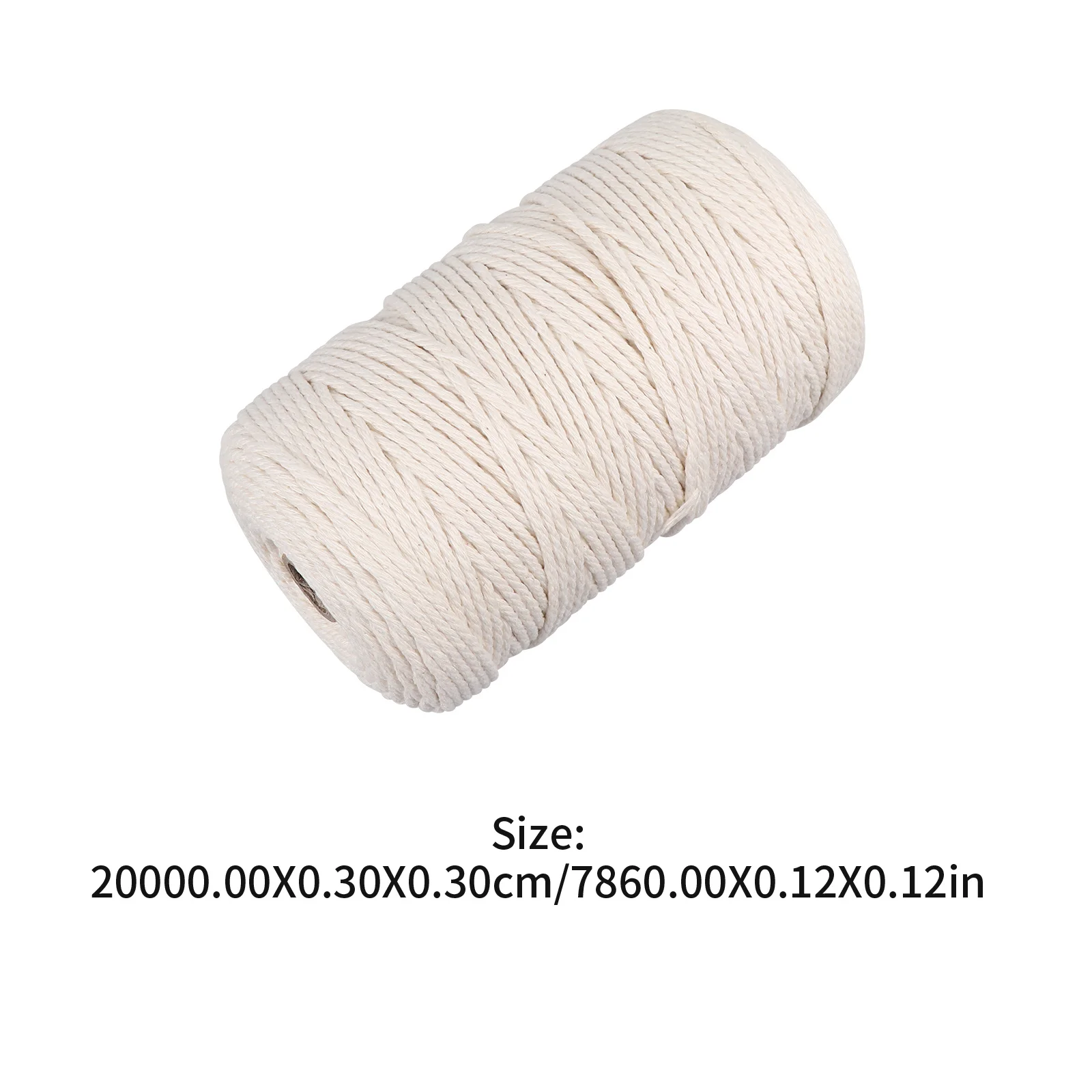200 متر مكرميه الحبل لينة القطن الملتوية مضفر سلسلة DIY بها بنفسك الشماعات النباتية نسيج الحرفية القطن مكرميه حبل مضفر سلسلة