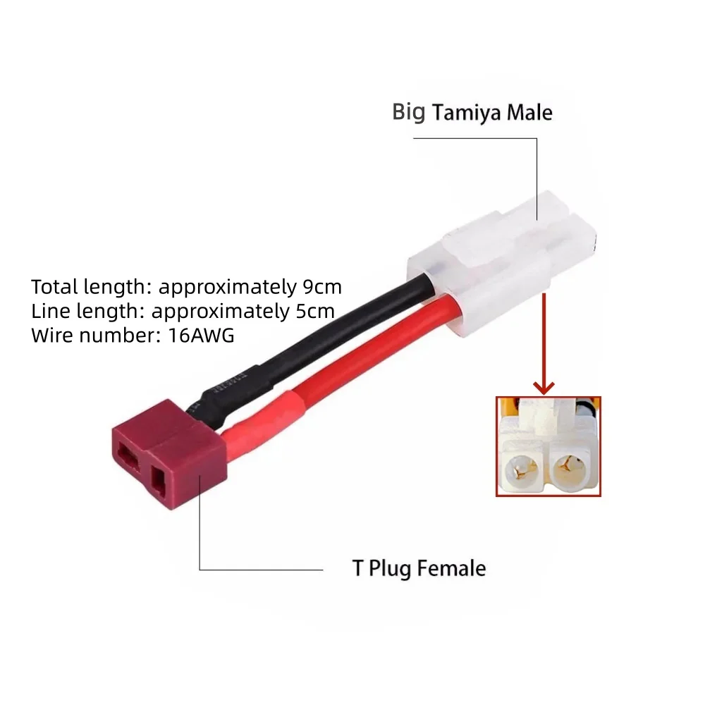 NEUE Adapter Weiblich/Männlich Deans T Stecker XT60 zu Tamiya Stecker Umwandlung Kabel 16AWG Für RC Drone Auto Boot quadcopter Batterie – Detail 7