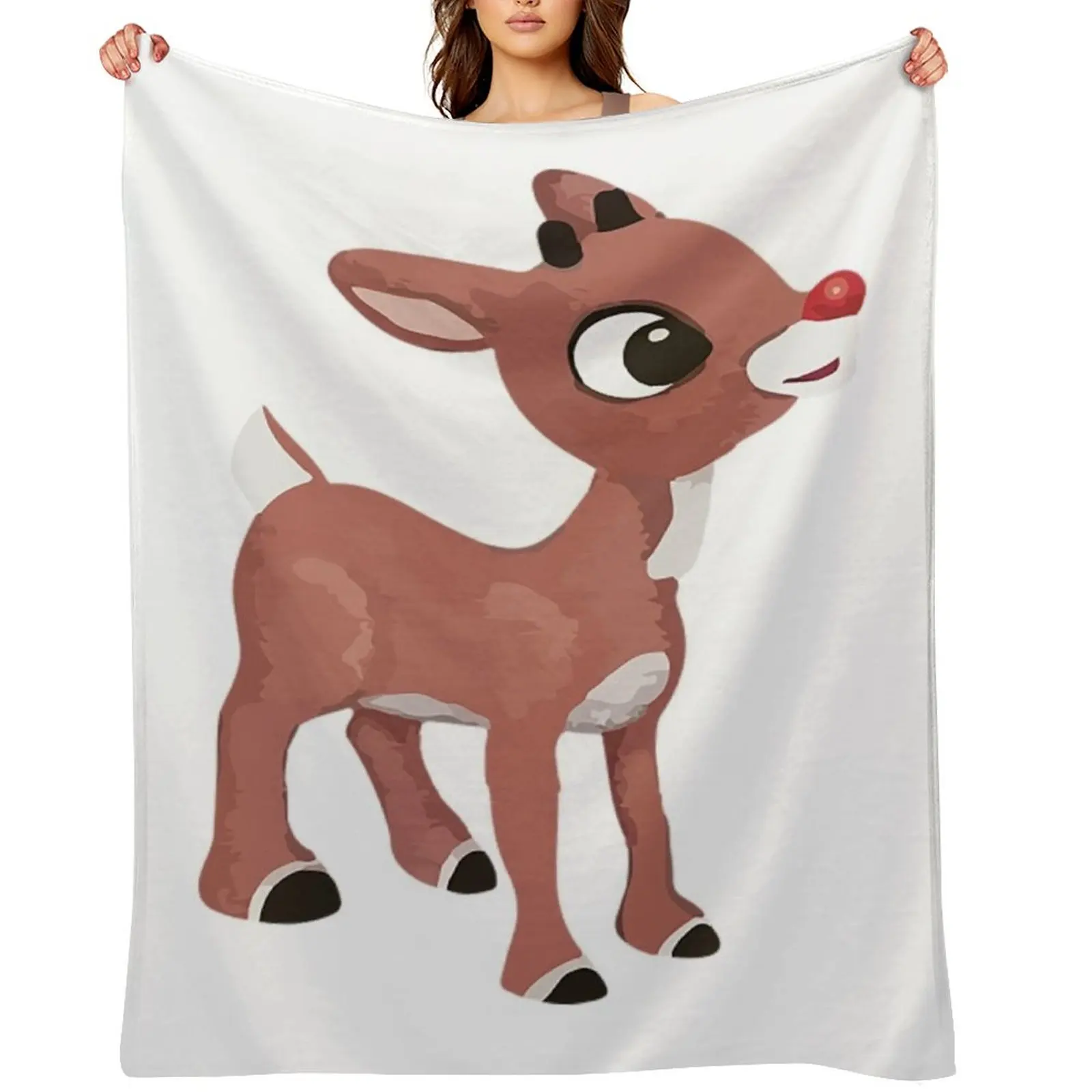 

Classic Rudolph The Red Nosed Reindeer T-ShirtClassic Rudolph Throw Blanket Beach Hair Retros Blankets