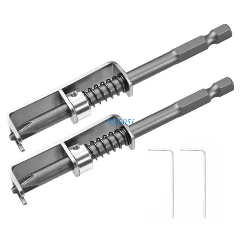 E15A 2Pcs Professional Screwdriver Bit Set Spring Loaded For Electronics And Models