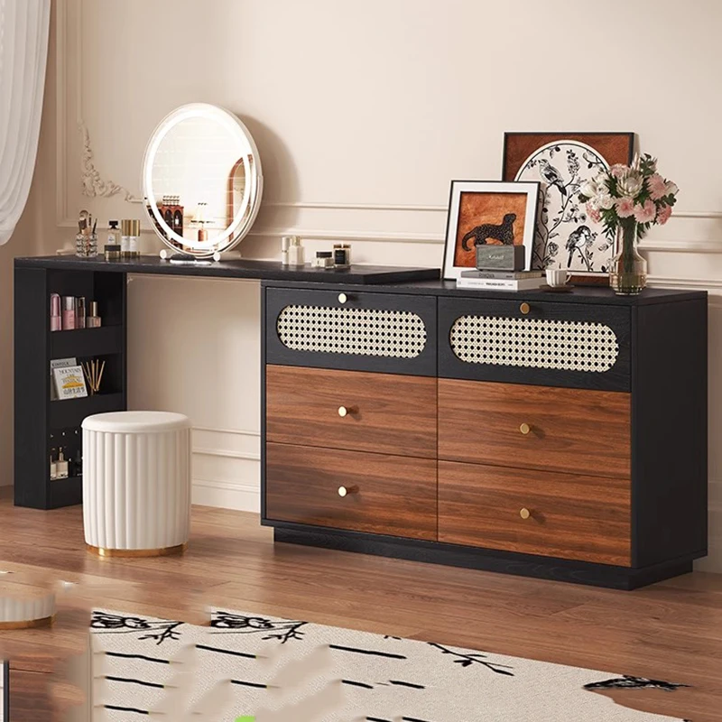 

Cosmetics Organizer Vanity Table Luxury Bedroom Storage Drawers Dressing Table Modern Women Comoda Pra Quarto Trendy Furniture