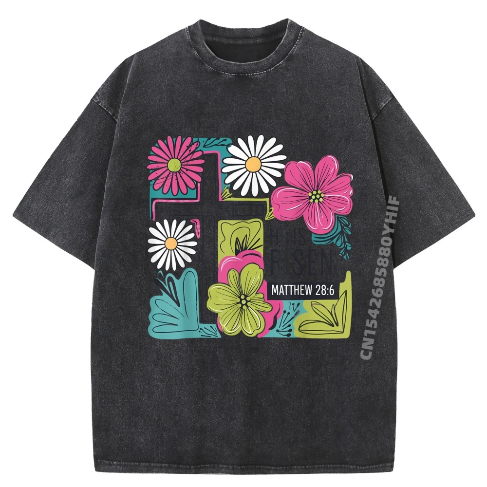 

Мужские последние топы и футболки He Is Risen Matthew, удобные потертые футболки из 100% хлопка, женская футболка с надписью