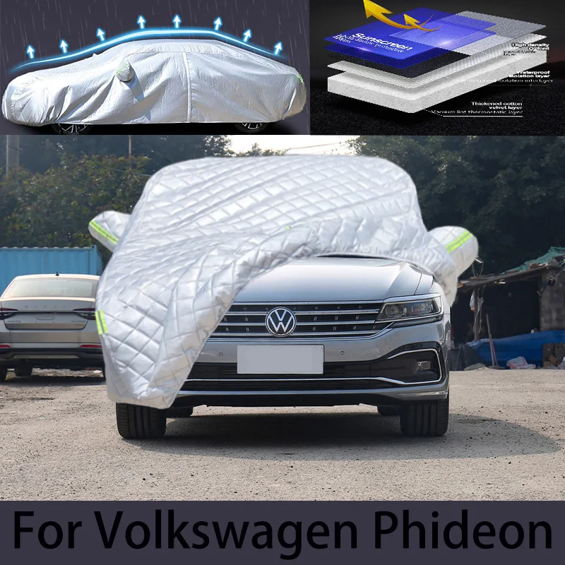 

For Volkswagen Phideon Car hail protection cover Auto rain protection scratch protection paint peeling protection car clothing