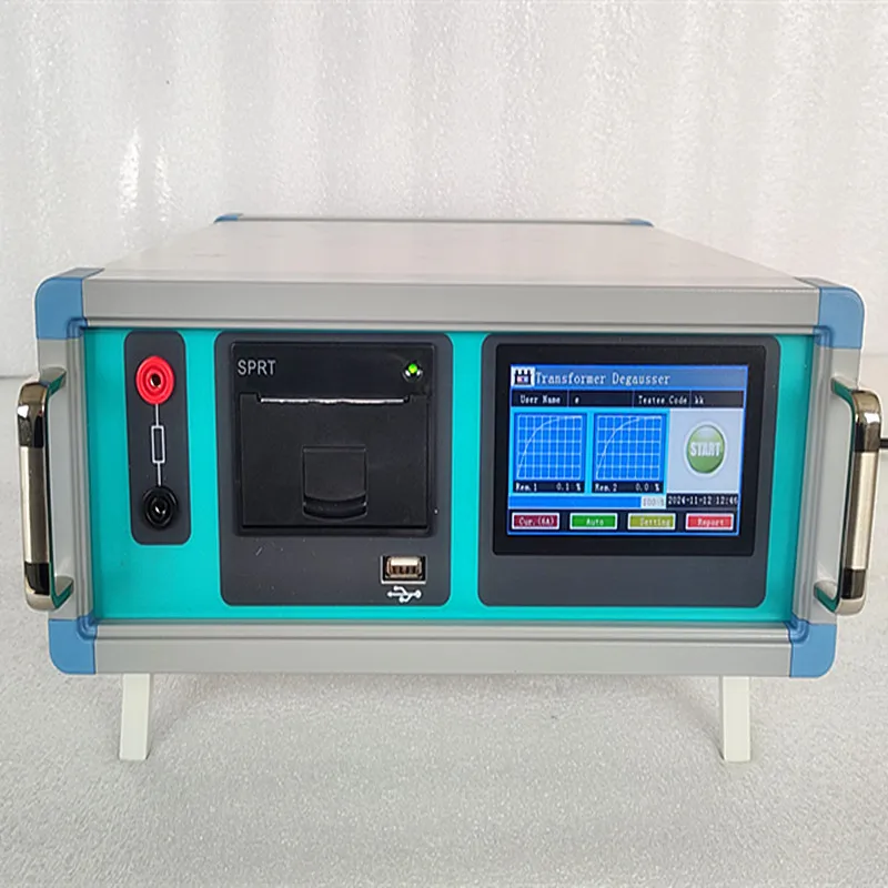 High Accuracy Portable Power Transformer Demagnetization Device Automatic Transformer Degaussing Tester