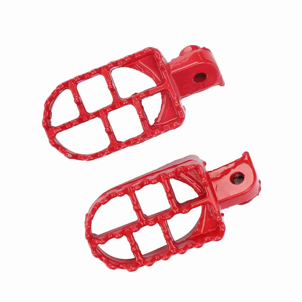 2pcs Aluminum Construction Motorcycle Foot Pegs Replacement Part Passenger Footrests Rider Passenger Footboards