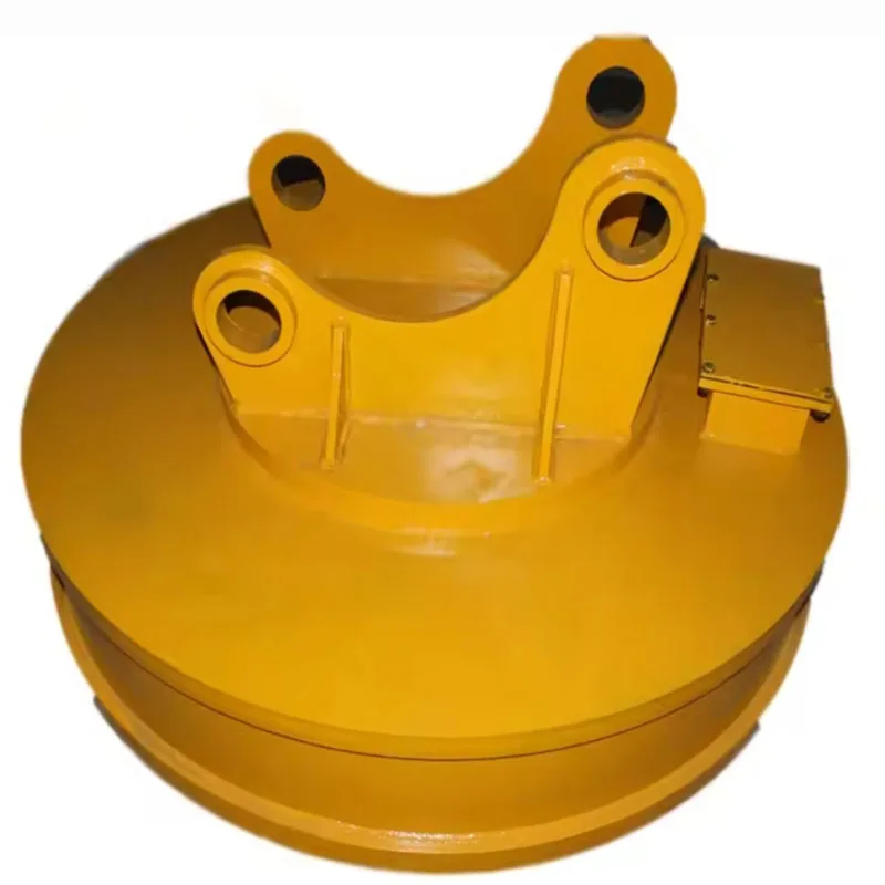 Lifting Magnet for Excavator Electric Lifting Magnet Long Battery Life Stable Adsorption for Mine Operation Scrap Steel