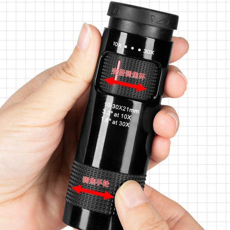 

zoom monocular low light night vision outdoor portable mini high power high definition monocular