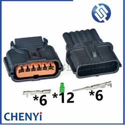6 Pin PDC Automotive waterproof Connector Reverse Sensor Reversing Radar Wire harness plug HP286-06021 With Pins For Hyundai KIA