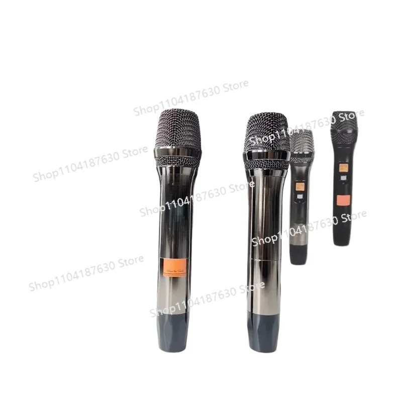 

VM880 for Full Metal U-shaped Karaoke Singing Wireless 1-to-2 KTV Anti Whistling Microphone FM Microphone