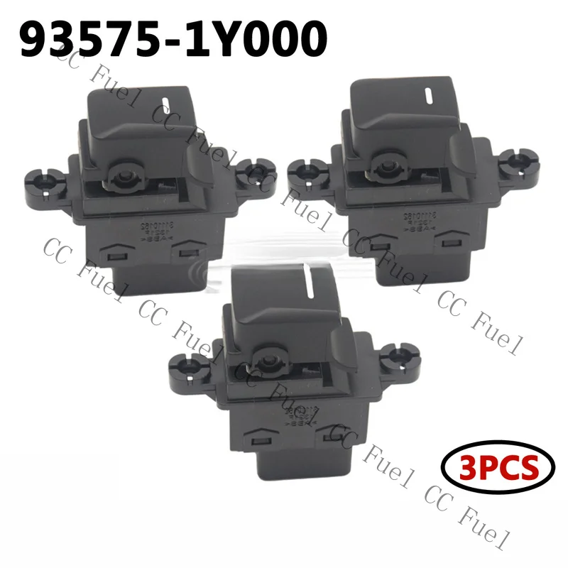 C+ Set of 3x New Electric Power Window Switch 93575-1Y000 For Kia Picanto 2011-2016