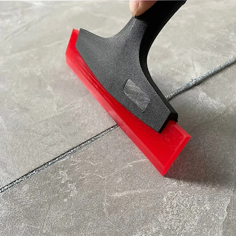 Imagem -03 - Tile Gap Filling Cleaning Scraper Shovel Grout Raspador de Borracha para Ladrilho Fixação Car Film Glass Snow Ice Trowel Remover 2in 1