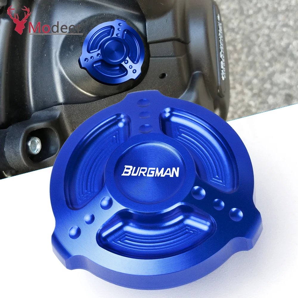 M20X1.5 Motorcycle CNC Engine Oil Filter Cover Oil Plug Cap Accessories For Suzuki B-KING buraman650 burgman400 buraman 650 400