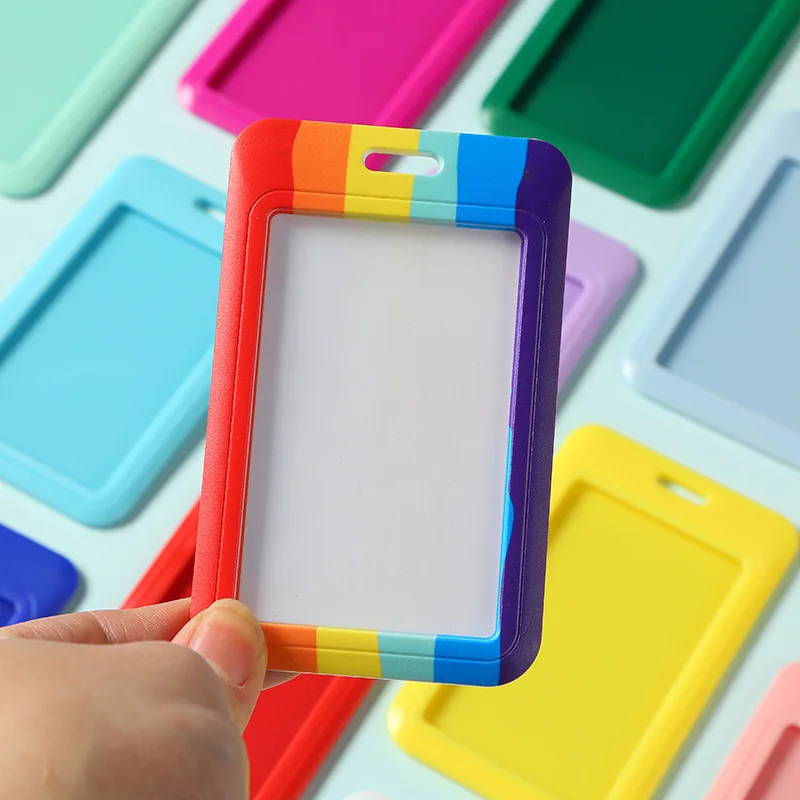 قابل للسحب مفتاح سلسلة معرف حامل بطاقة الاسم شارة بلاستيكية حامل مكتب لوازم المستشفيات هدية #1