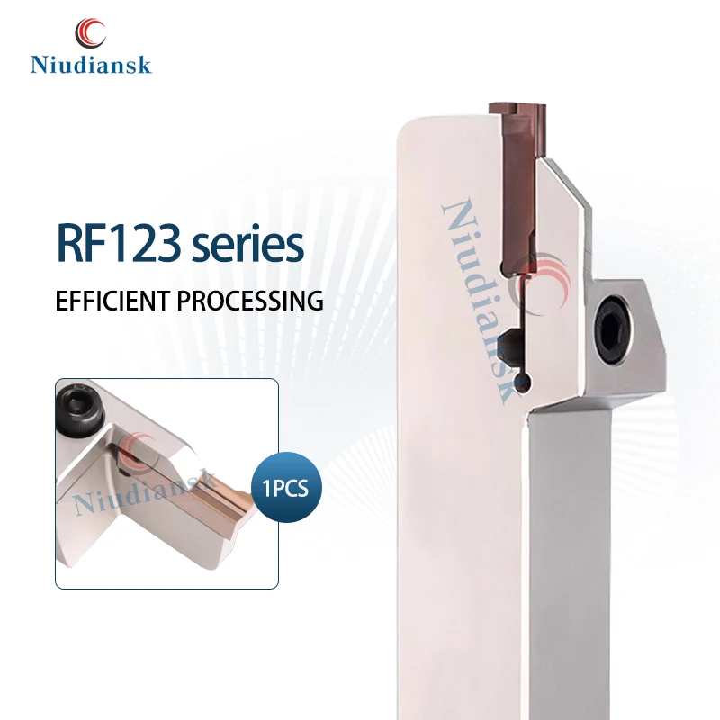 

RF123/LF123 Держатель инструмента для обработки канавок токарного станка с ЧПУ 7R123H1-0250-020 7-образное лезвие для резки канавок с глубокими канавками, часть инструментов