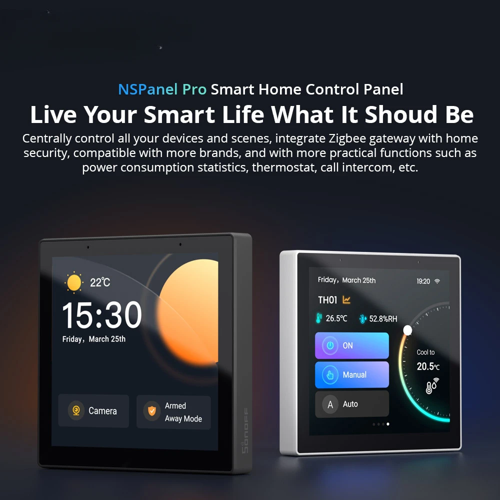 

Zigbee WIFI Smart Gateway NSPanel Pro Home Smart Life Voice Control Switch Panel Touch Screen Central Control Center EU