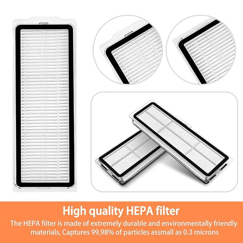 For Xiaomi 5/5 Pro Robot Vacuum Cleaner Accessories Main Brush HEPA Filter Side Brush Mop Pad Dust Bag Replacement Parts - view 4