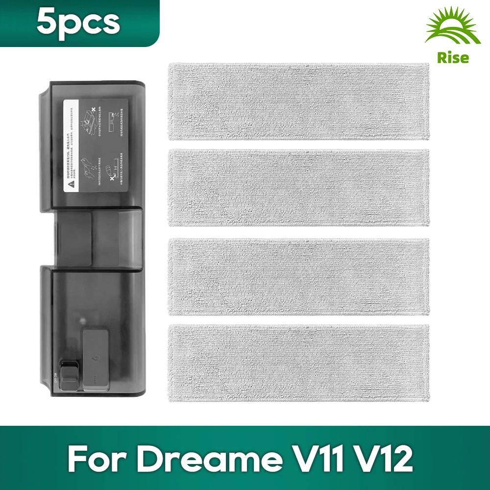 Compatible For Xiaomi Dreame V11 V12 T20 T30 Household Wireless Vacuum Cleaner Water Tank Mop Cloths Wipe Spare Part Accessories