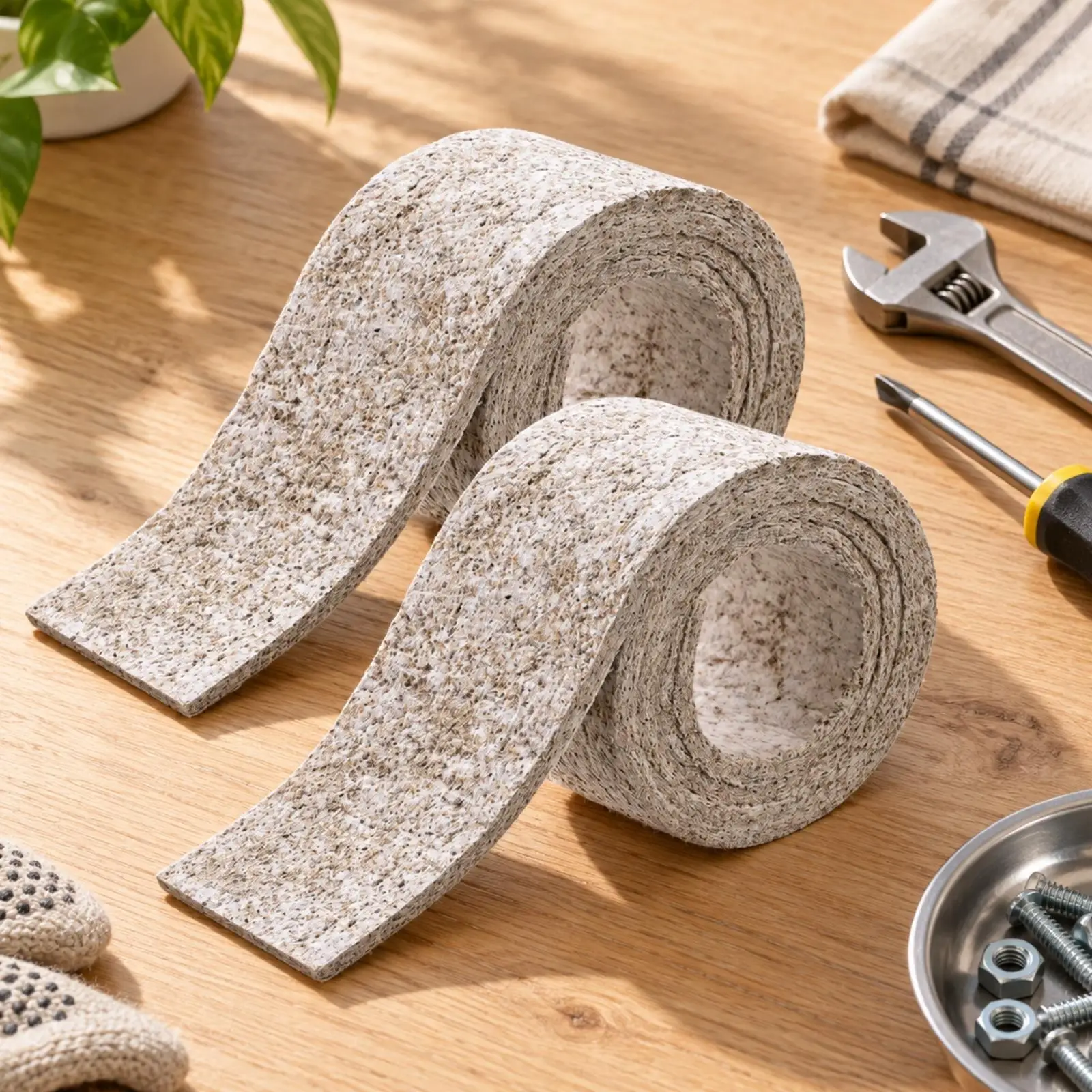 Flexible Vermiculite Stove Burner Gasket for Catalytic Gas Burner Wood Stove Firebox Seal 36x2 Inch Strip