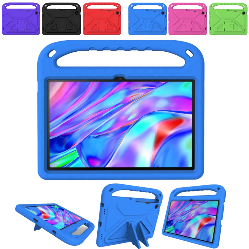 

Чехол для Lenovo Tab M10 Plus 3-го поколения 10,6 дюйма Xiaoxin Pad 10,6 дюйма TB-125FU TB-128FU TB-128XU, чехол-подставка с ручкой из ЭВА и слотом для ручки