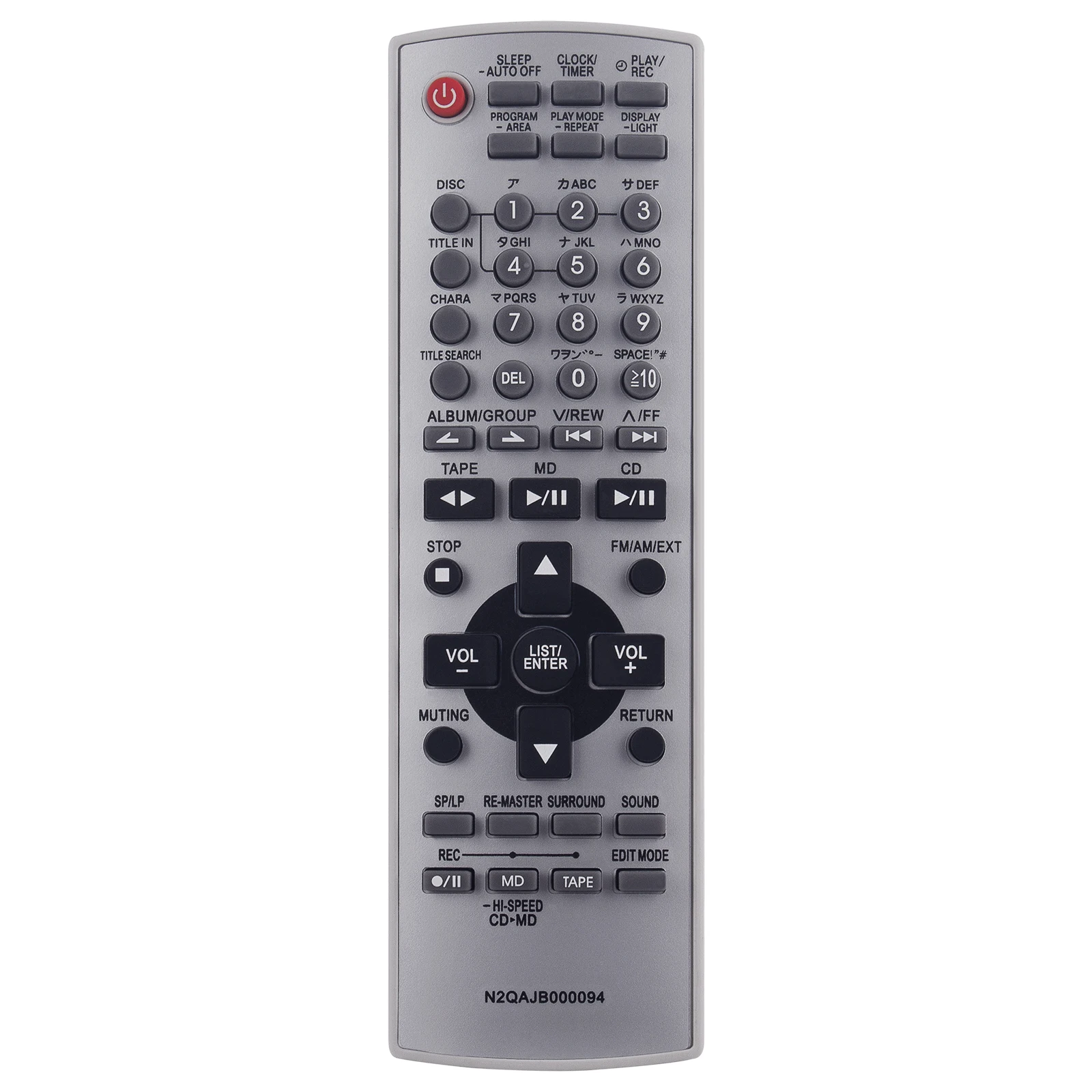 New N2QAJB000094 Replacement Infrared Remote Control Suit for Panasonic Audio System SC-PM700MD SA-PM700MD