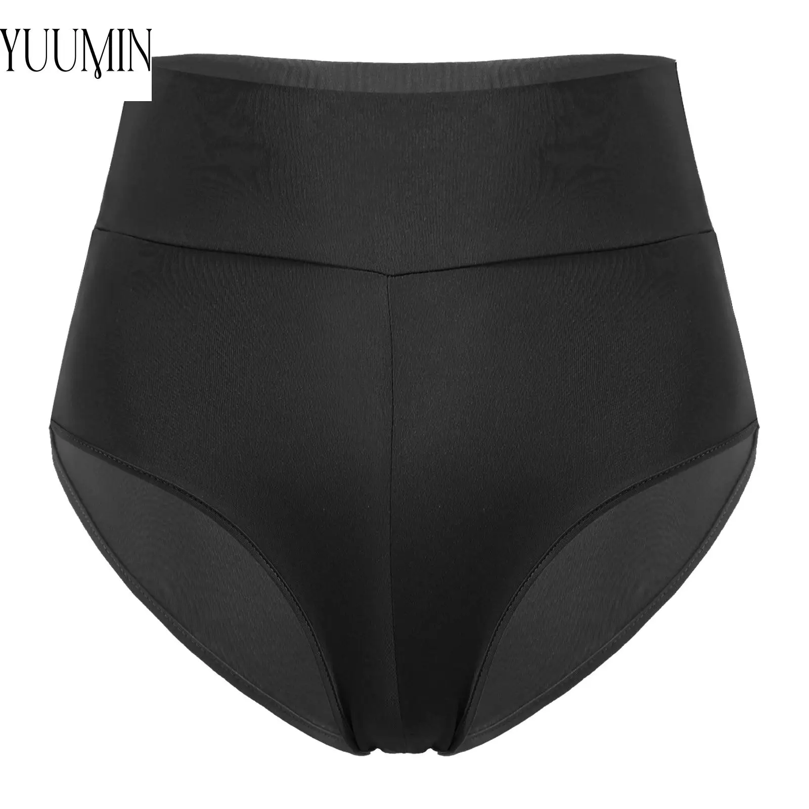 Women Yoga Modern Dance Costume Daily Wear High Waist Wide Elastic Waistband Gym Yoga Jogging Beach Sport Workout Shorts