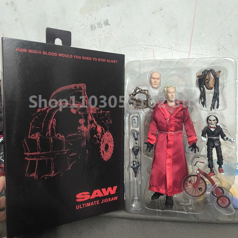 Movie Toy Figure Saw Jigsaw Red Robe Action Figure Black Robe GK Statue Manga Deluxe Figure Anime Collection Model Birthday Gift - view 5