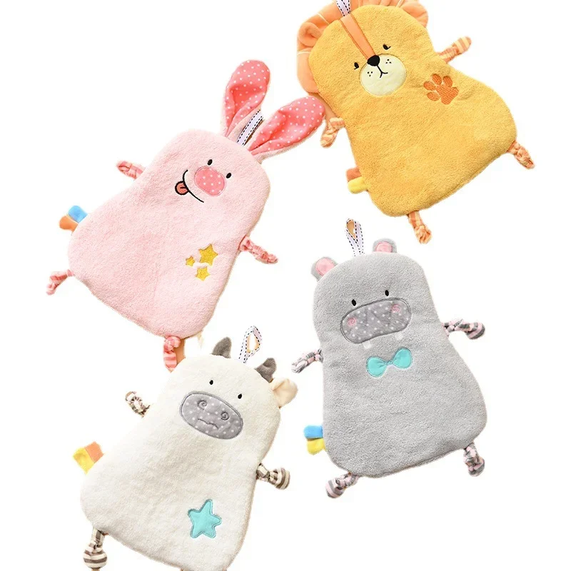 Cute Animal Hand Towel for Child Super Absorbent Microfiber Kitchen Towel High-efficiency Tableware Cleaning Towel Kitchen Tool