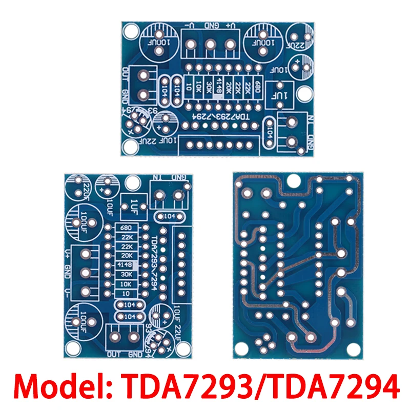 3Pcs TDA7293/TDA7294 Mono Channel Amplifier Board Circuit PCB Bare Board