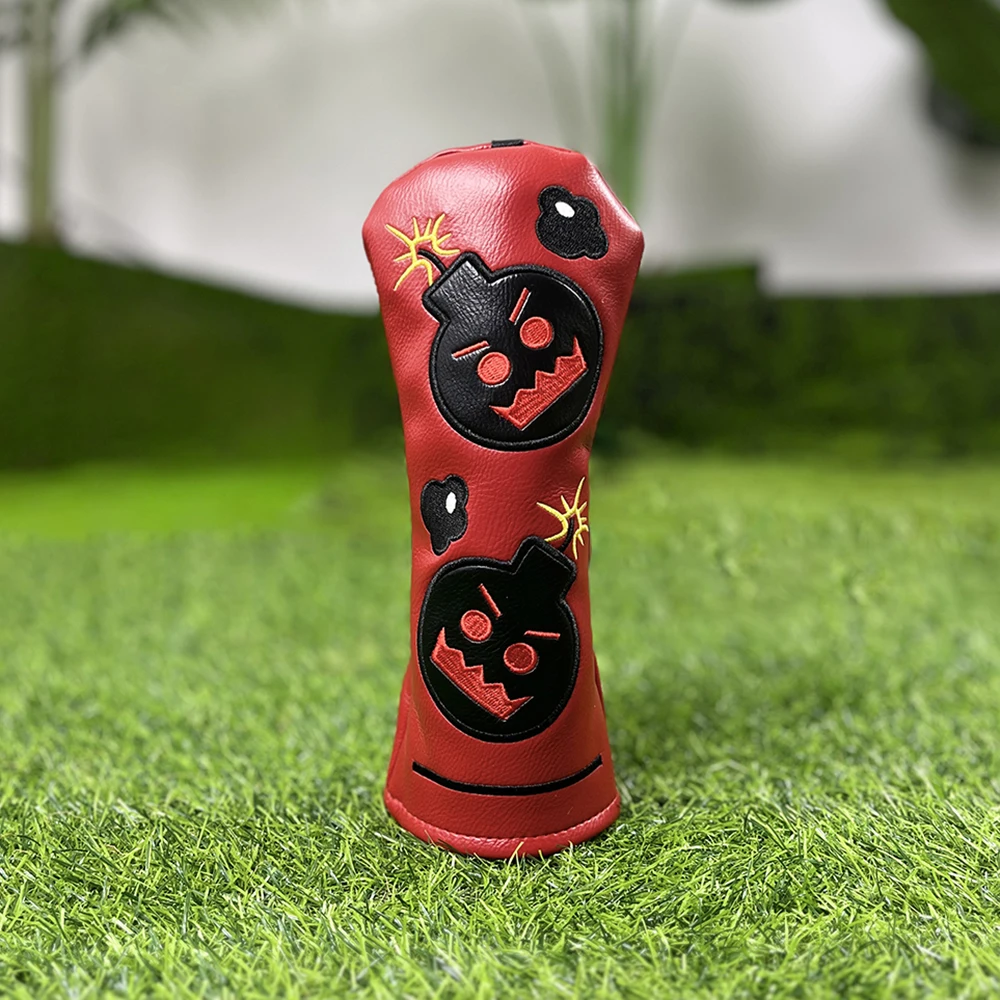 Devil Golf Club Cover Head Cover Protective Cover 135 Fairway Wooden Chicken Leg Stick Cover Pusher Cover image 5