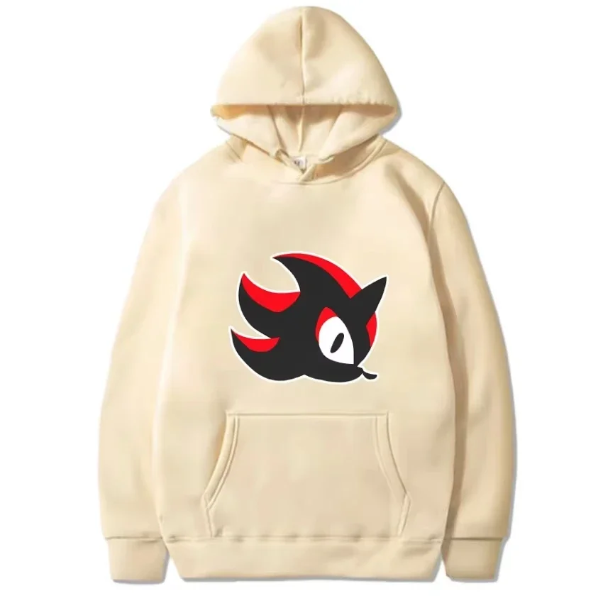 جديد خريف وشتاء 2025 سترات بغطاء للرأس للرجال والنساء ممتعة هاراجوكو شادو القنفذ شعار مطبوع للرجال والنساء سترات دافئة