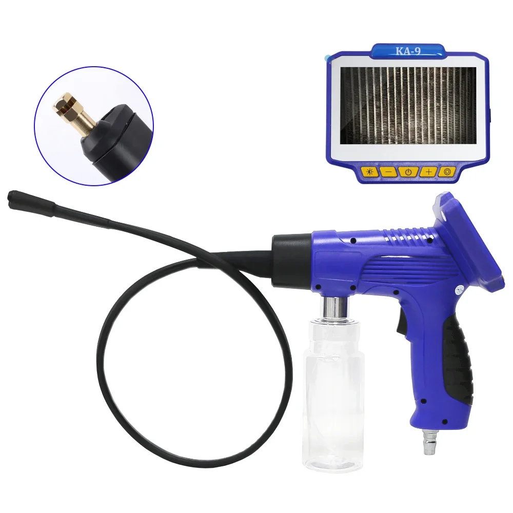 Car Air Conditioning Cleaning Borescope Evaporator Box Visual Spray Cleaner Direct Spray Side Spray With 4.3 Inch Display Screen