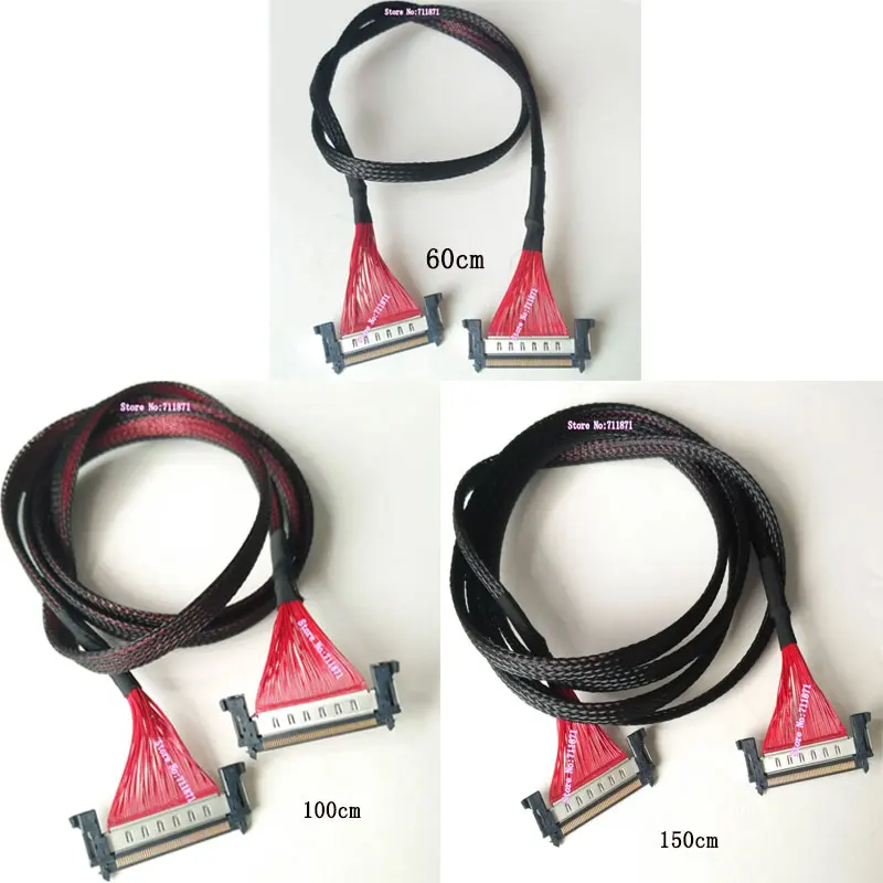 60 100 150cm 51P 51Pin V-by-One 8 lane Lcd Screen Cable Line 8Lane FI-R51HL FI-RE51HL FI-RE51CL FI-RE51S-HF Screen Wire Cord 51P