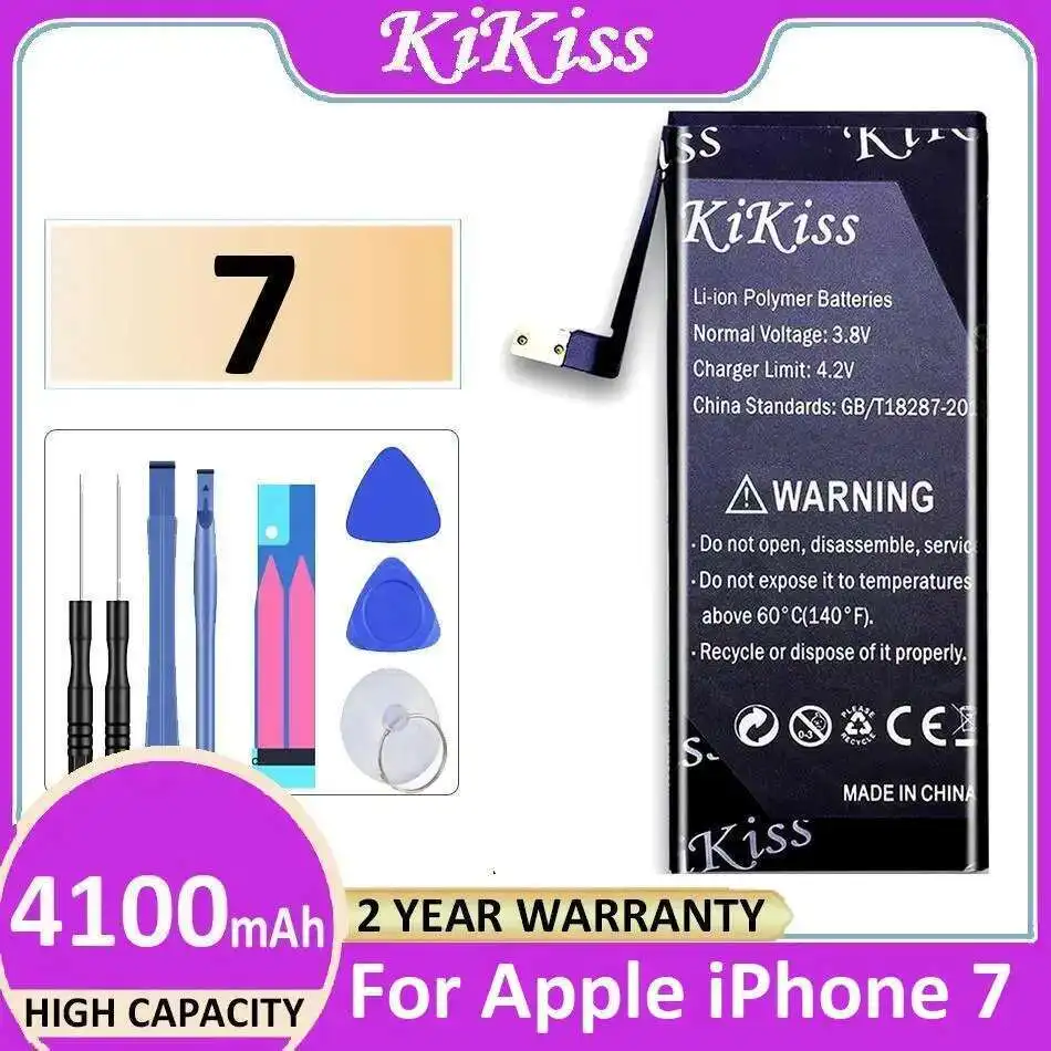 

High-Efficiency 4100Mah Mobile Phone Battery For Apple Iphone 7 Premium Replacement