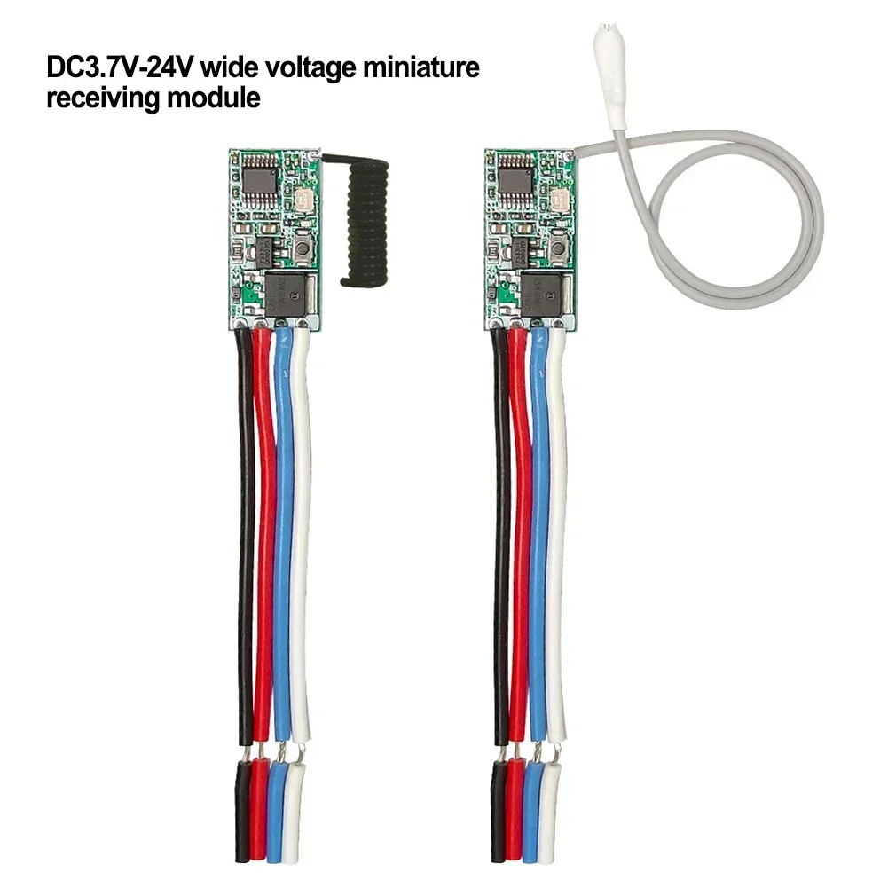 433MHz 1CH RF Relay Receiver Universal Wireless Remote Control Switch For DIY Wireless LED Control DC 3.6V To 24V