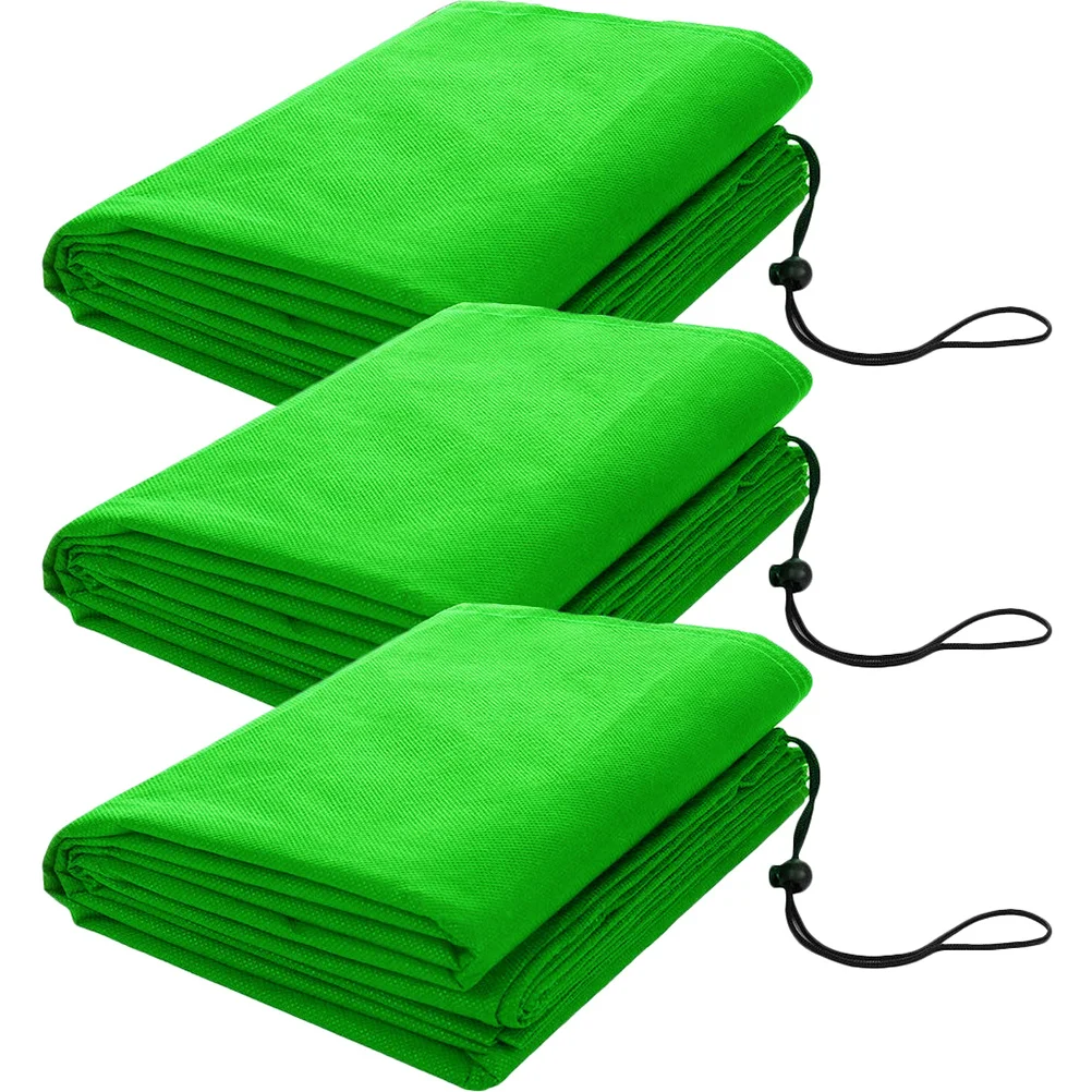 

3pcs Frost Proof Plant Cover Non-Woven Winter Shrub Cover Durable Windproof Waterproof Garden Supply For Outdoor Plants