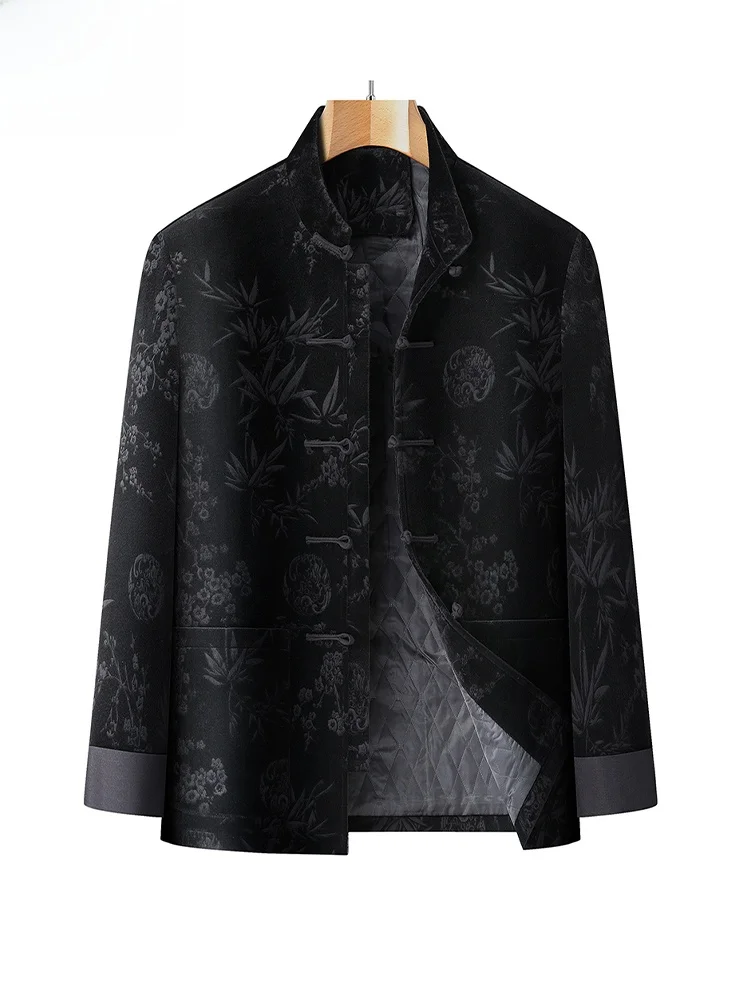 

Thiened Хлопковая осенне-зимняя мужская верхняя одежда для папы, китайская мужская верхняя одежда иpa Sle, новинка 2025 года, TUCANO Woodpeer Bird Design