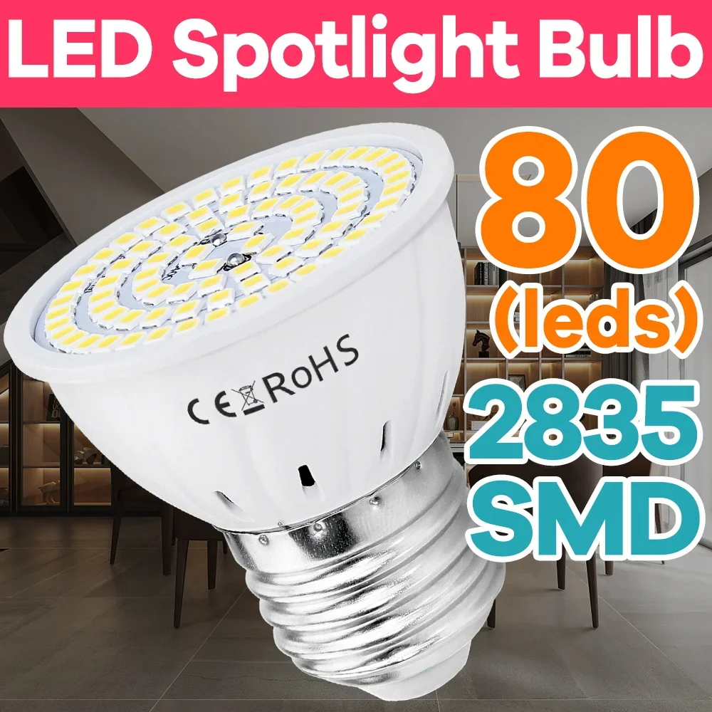 

LED Corn Lamp Bulb Spotlight Downlight Recessed Bulbs Daylight AC220V Candle Decoration Spot Light E27/E26/B22/E14/MR16/GU10